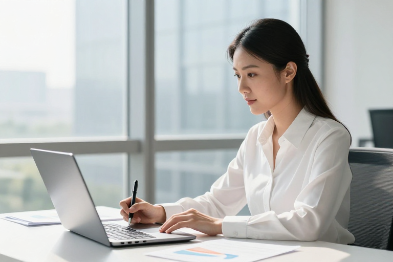 专注职场女性：现代办公时光
