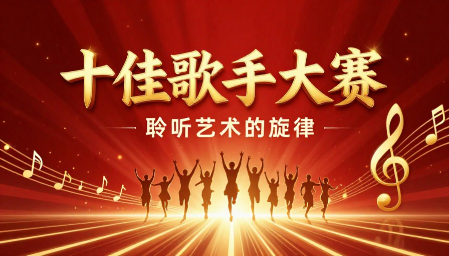 红金璀璨·十佳歌手盛典海报