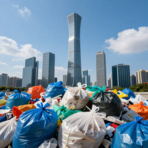 都市阴影：塑料垃圾与未来建筑