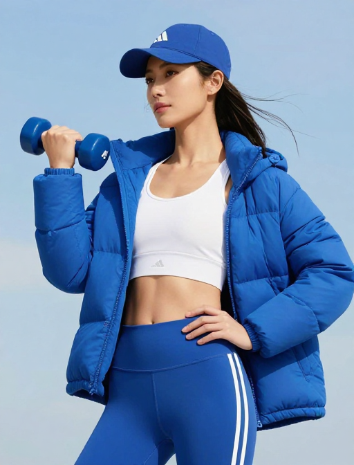 清新运动风:亚洲女性展示健身装备