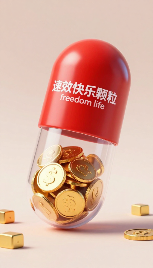 梦幻胶囊:速效快乐与财富的未来美学