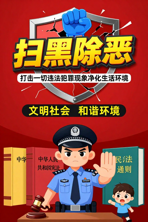 扫黑除恶 法治护航 净化社会环境
