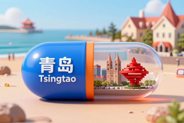 梦幻微缩胶囊：青岛城市景观的3D艺术表达