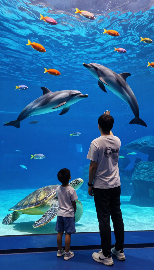 神秘海洋馆:梦幻画卷中的生命奇迹之旅