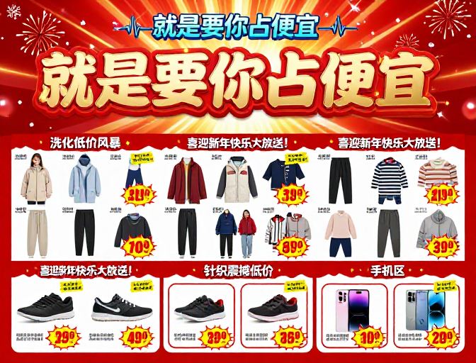 新春大促！超值年货狂欢节