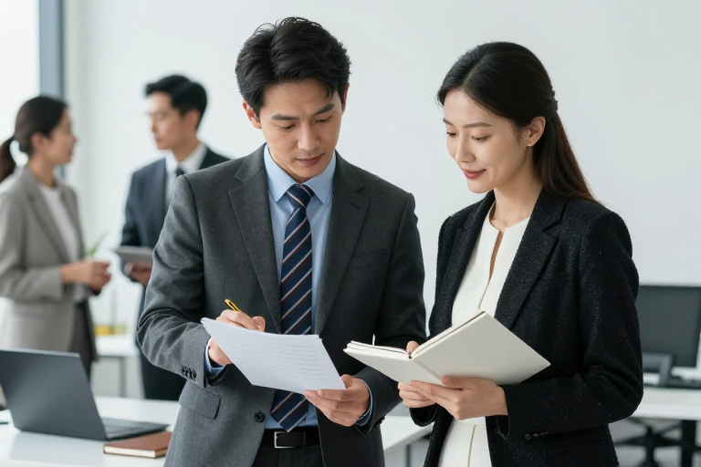 专业团队协作现代办公高效场景