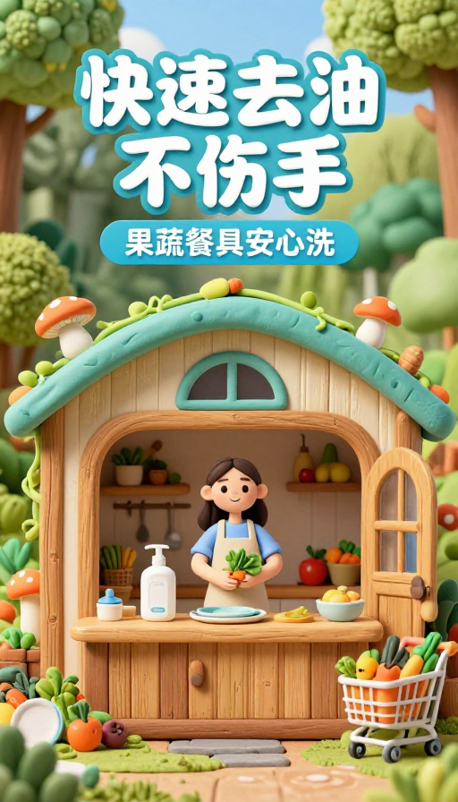 清新田园风：轻松去油污护手