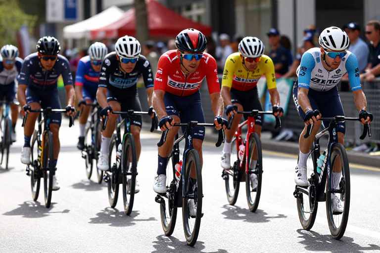 城市街头职业车手高速竞速高清实拍图