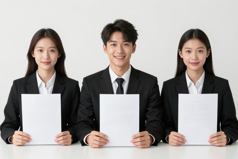 商务精英携手共创未来