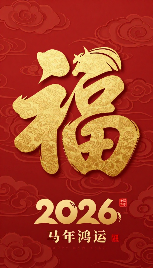 金骏瑞马：2026新春艺术海报