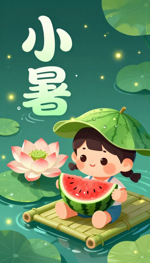 清凉小暑·童趣荷塘
