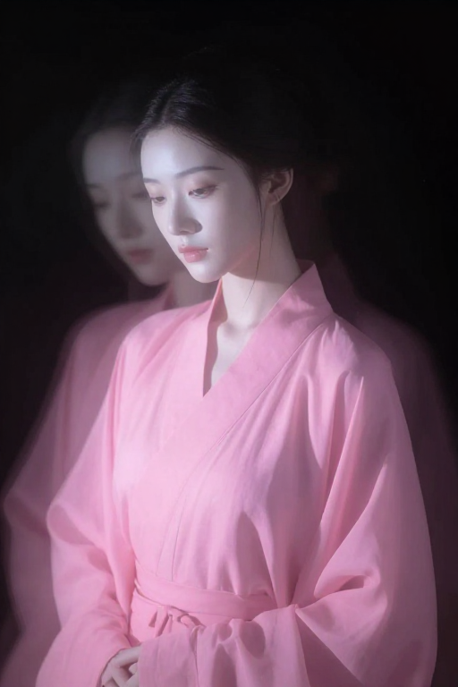 东方禅意：混沌梦境中的温婉面容