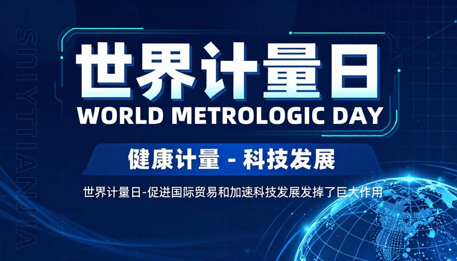 科技引领未来：世界计量日专业宣传图