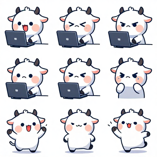 Q版牛马打工人搞怪表情图鉴