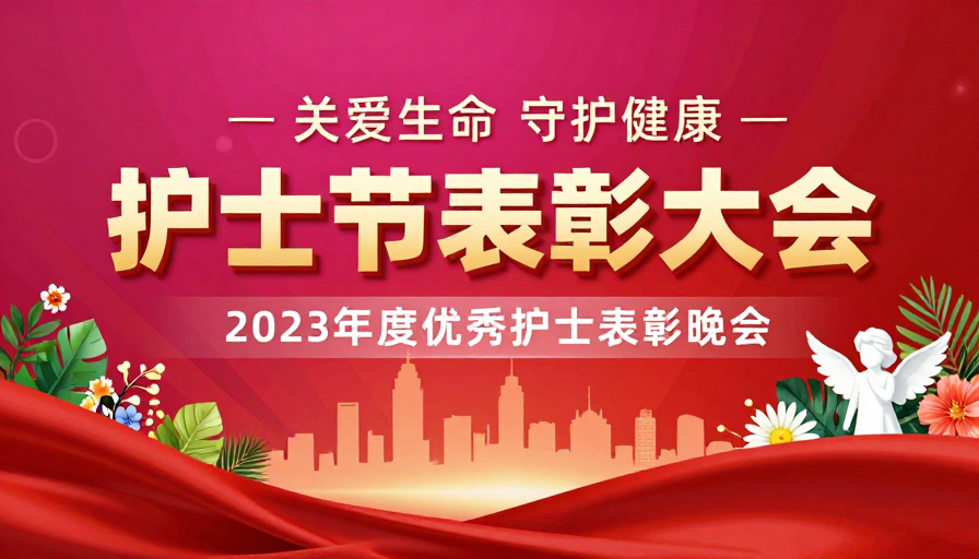 2023护士节表彰大会：庄重热烈致敬白衣天使