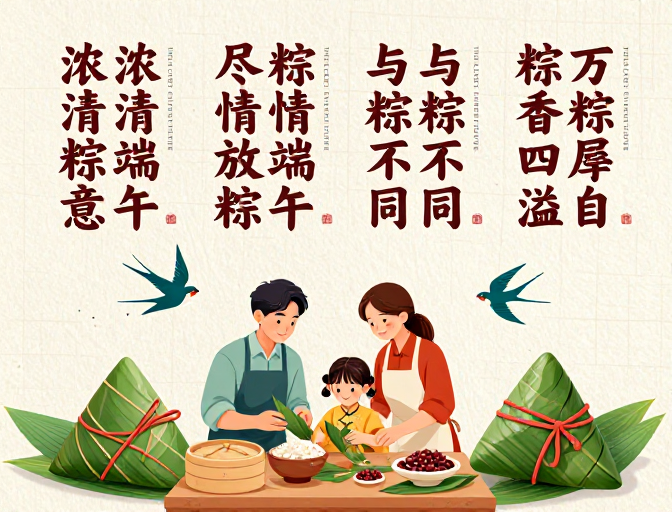 端午家宴温情粽香