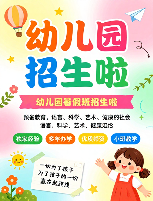 童趣校园：幼儿园暑假班活力招生指南