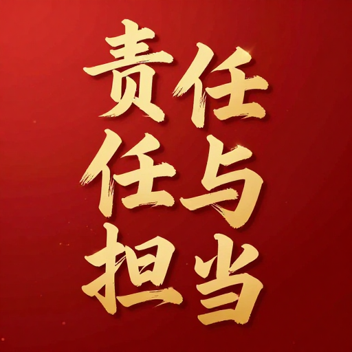责任与担当：金色书法彰显庄重使命
