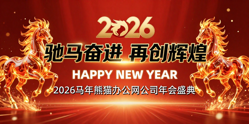烈焰奔腾·2026企业年会盛典：科技与喜庆融合