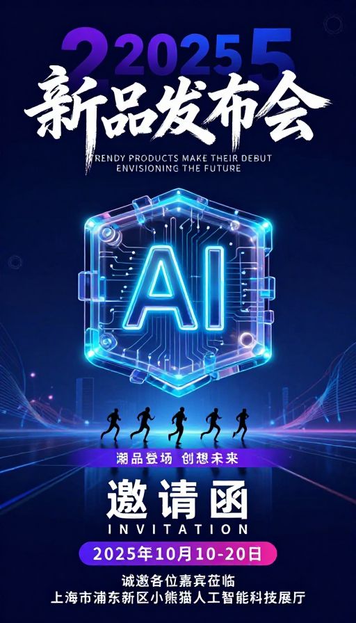 2025新品发布：未来潮品登场邀请函