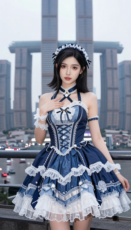 阿丽塔沉醉魔都重庆夜景
