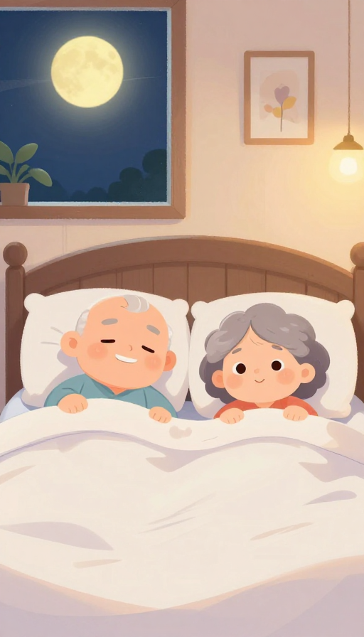 温馨睡眠:老人补气血的养生秘诀