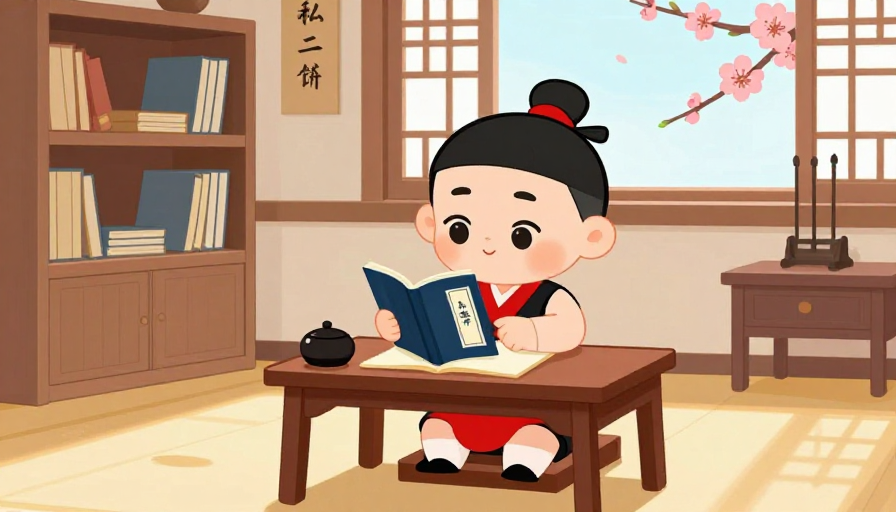 甜美古风书童诵读私塾课