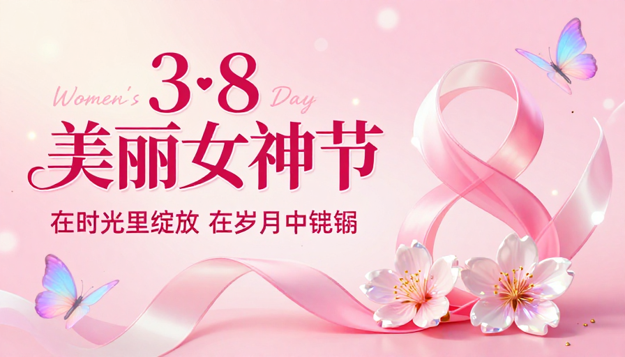 粉红梦幻女神节：优雅绽放的3·8
