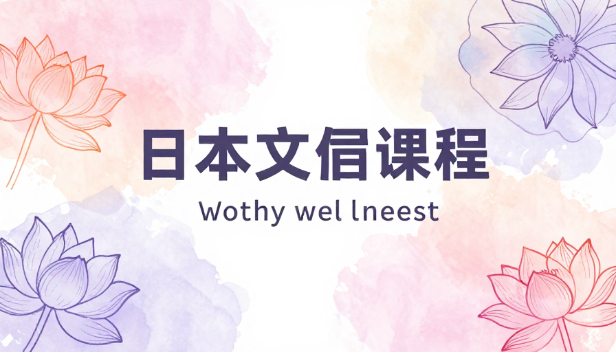 梦幻水彩莲花背景:清新雅致视觉焦点