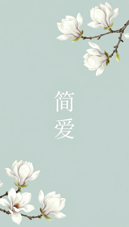 简爱·白玉兰:东方极简水墨意境