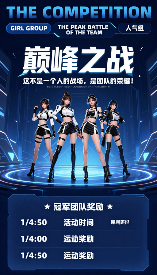 巅峰之战:科技风团队荣耀竞技舞台