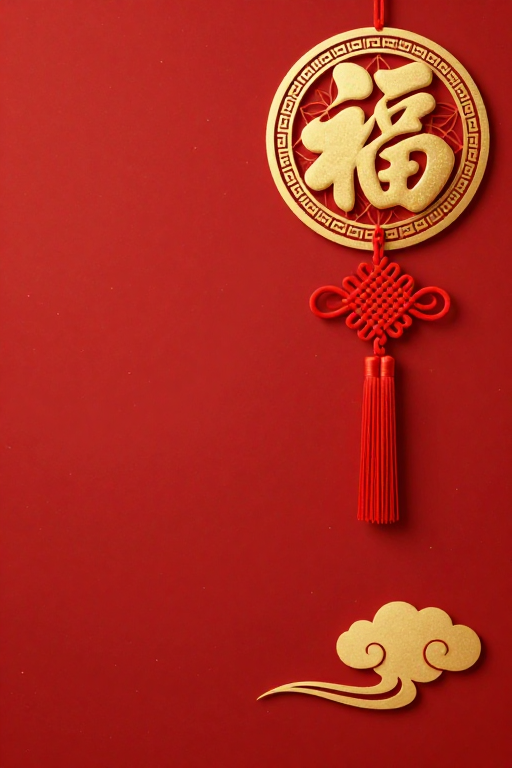 喜庆中国风金色福字洒金纸背景