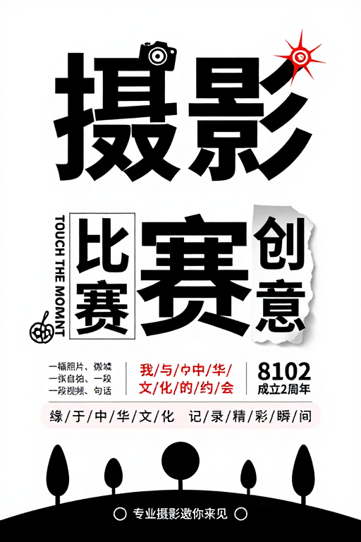 极简摄影海报:触及时刻的文化之约
