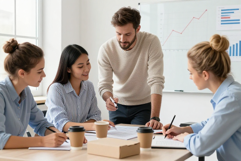 高效协作：现代办公室创新团队工作场景