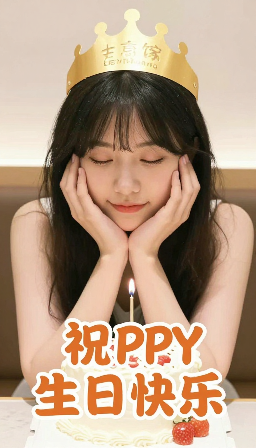 祝馆之妹妹生日快乐：温馨插画祝福
