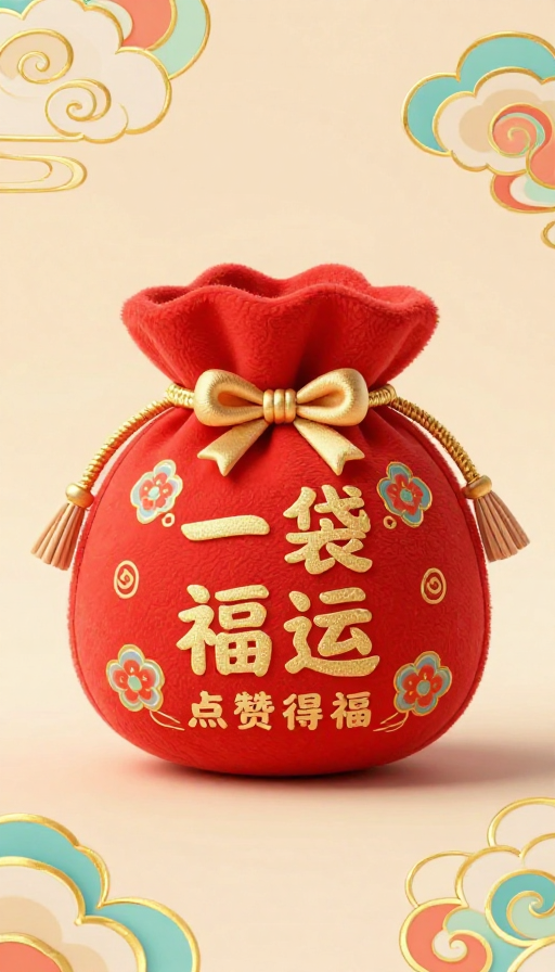 敦煌风萌趣红福袋,传统美学传递美好祝福