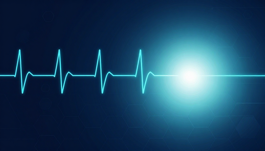 深蓝脉搏:科技医疗背景设计