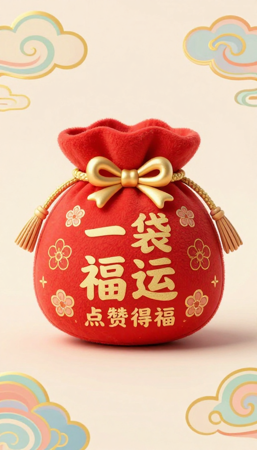 甜蜜福袋传递美好祝愿