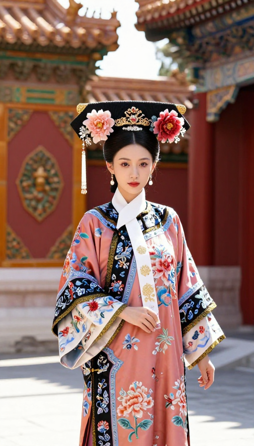 宫廷花漾:情格格如牡丹绽放的绝美瞬间