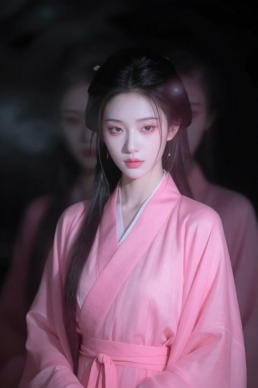 中式梦境：温婉东方美人的朦胧光影诗