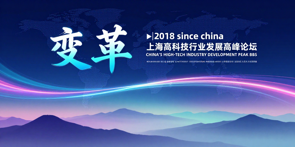 变革引领：上海高科技行业高峰论坛视觉呈现
