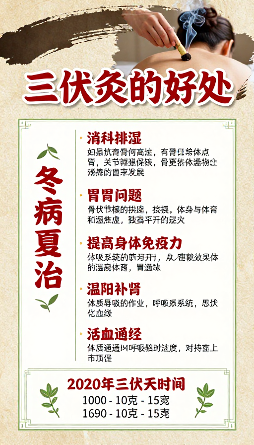 三伏天养生秘籍：中医艾灸的四大功效