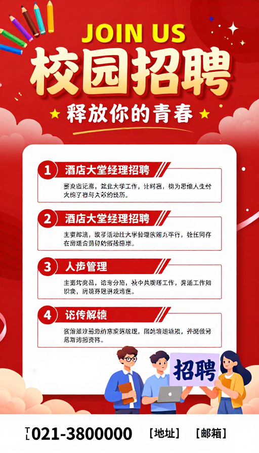 热烈青春·校园招聘启动：释放你的无限可能！