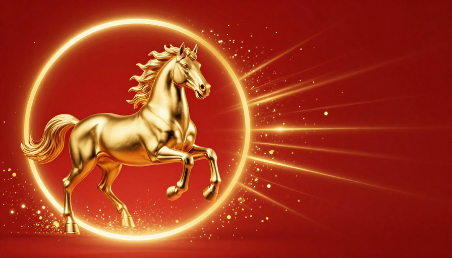 金骏腾跃：财富与吉祥的视觉盛宴