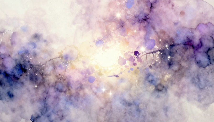 春韵水墨：梦幻晕染的东方禅意
