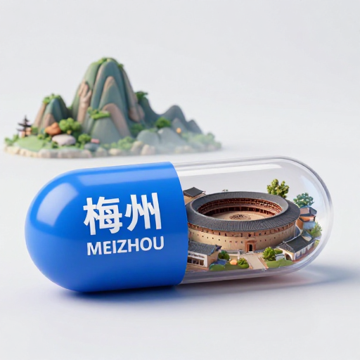 胶囊微缩梅州：客家围龙屋与阴那山3D景观