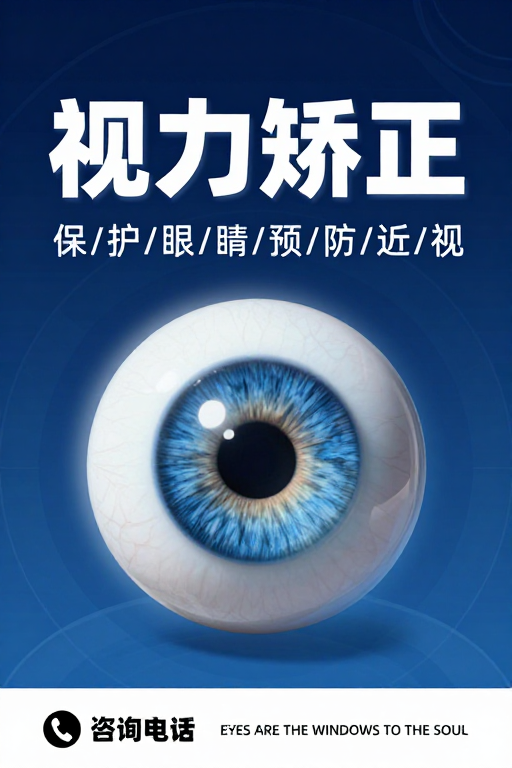 科技感视力矫正服务宣传图