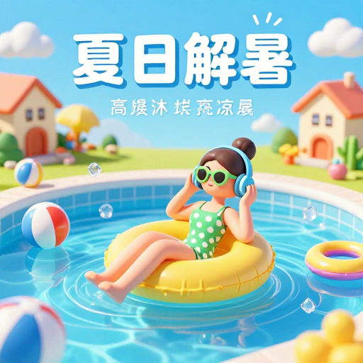 夏日清凉派对：3D泳池少女乐享时光