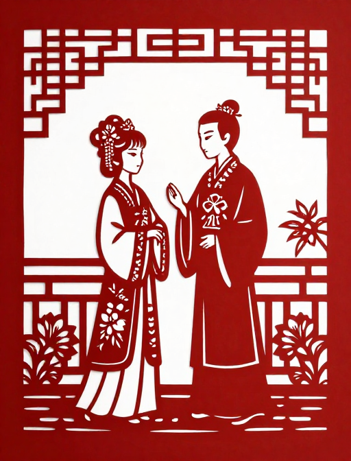 西厢记剪纸艺术:光影交织的经典演绎