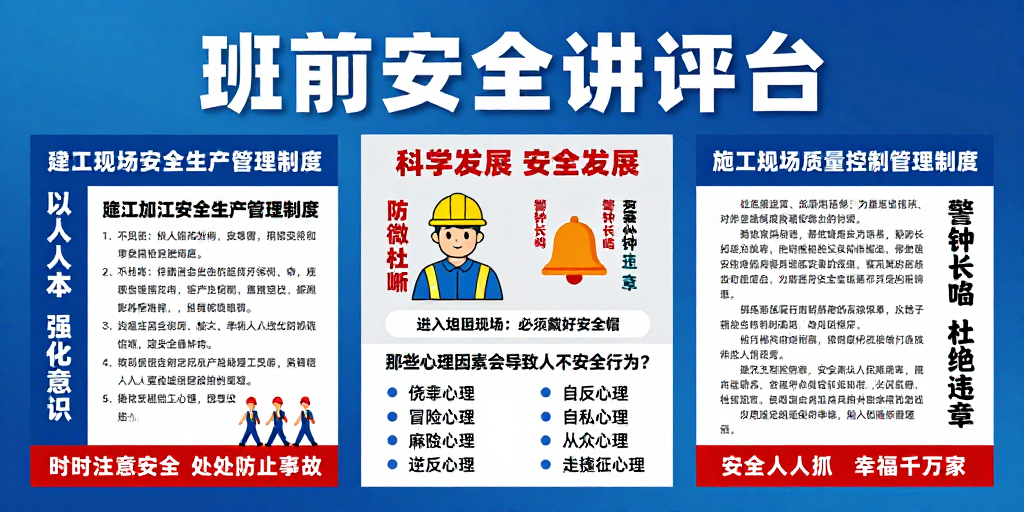 安全生产管理制度宣传海报